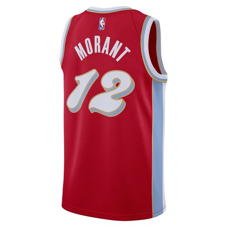 Unisex Memphis Grizzlies #12 Ja Morant Red 2024/25 Swingman City Edition Player Jersey
