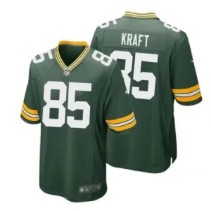 8f14ced521c1de7432ca34824a8b5e84.webp Men's Green Bay Packers #85 Tucker Kraft Green Stitched Game Jersey
