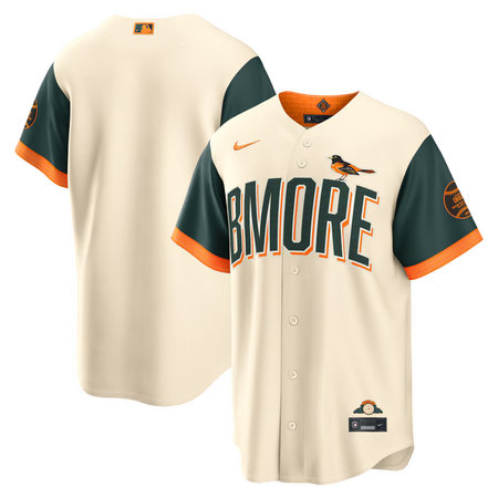 Men's Baltimore Orioles Nike Natural 2026 City Connect Stadium Jersey C5WW