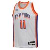 Youth New York Knicks #11 Jalen Brunson White 2024/25 Swingman City Edition Player Jersey