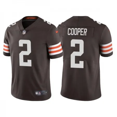 92c42a416f805d5be146c0a0de85a395.webp Men's Cleveland Browns #2 Amari Cooper Brown Vapor Untouchable Limited Stitched Jersey