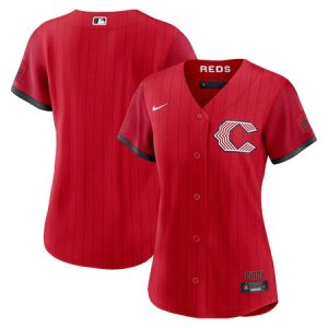 Women's Cincinnati Reds Nike Red 2026 City Connect Stadium Jersey XWT2