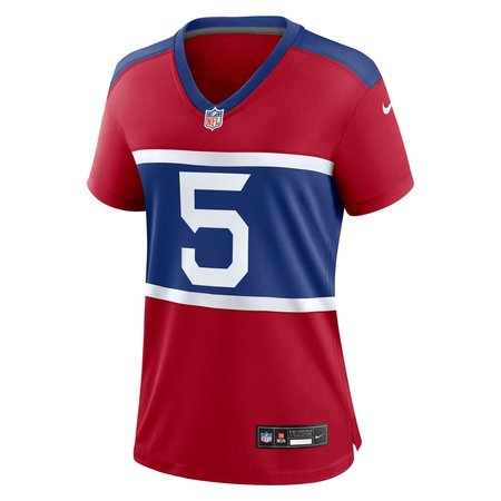 Women's New York Giants #5 Kayvon Thibodeaux Century Red Alternate Player Game Jersey
