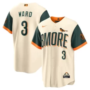 Men's Baltimore Orioles #3 Taylor Ward Nike Natural 2026 City Connect Stadium Jersey SDTJ