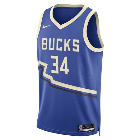 9ba6b9e7d34a0ceb0e6fc439ee3cf021.jpeg Unisex Milwaukee Bucks Giannis Antetokounmpo Royal 2024/25 Swingman Player Jersey - City Edition