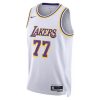 9cef5de50c8138430202d78f0979eca1.jpeg Unisex Los Angeles Lakers #77 Luka Doncic White Swingman City Edition Jersey