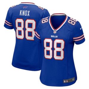 9d37969321f30abef2a224a9ffd5d9d2.jpeg Women's Buffalo Bills #88 Dawson Knox Royal Game Jersey