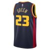 9ee41b436e4e3fac28e41913f825f5f8.jpeg Unisex Golden State Warriors #23 Draymond Green Navy 2024/25 Swingman City Edition Player Jersey