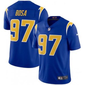 9fd15bdd83f1fe0061abeceb0d33cc6a.jpeg Men's Los Angeles Chargers #97 Joey Bosa 2020 Royal Vapor Untouchable Limited Stitched NFL Jersey
