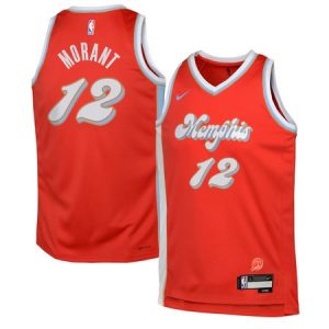 a1cfb9898c049555f657eb8361c462c2.jpeg Youth Memphis Grizzlies #12 Ja Morant Red 2024/25 Swingman City Edition Player Jersey