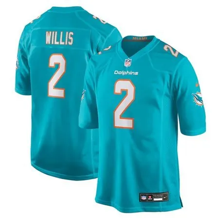 a4747c6982de06a774f55dc1efd0e6c3.webp Men's Miami Dolphins #2 Malik Willis Aqua Game Jersey