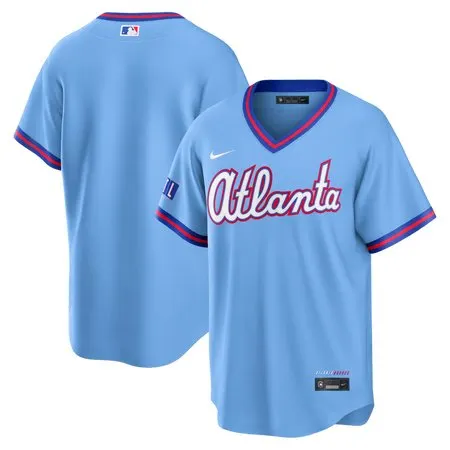 Youth Atlanta Braves Nike Powder Blue 2026 City Connect Stadium Jersey T3T8