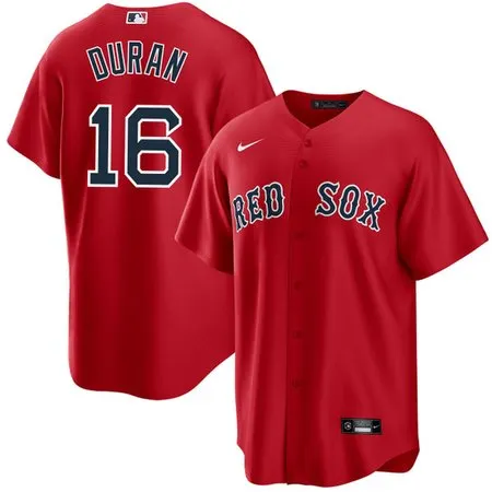 Men's Boston Red Sox #16 Jarren Duran  Red Home Replica Player Jersey