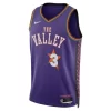 Unisex Phoenix Suns #3 Bradley Beal Purple 2024/25 Swingman City Edition Player Jersey