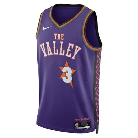 Unisex Phoenix Suns #3 Bradley Beal Purple 2024/25 Swingman City Edition Player Jersey