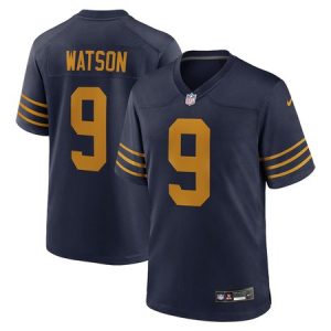 Men's Green Bay Packers #9 Christian Watson Navy The 1923 Classic Game Jersey
