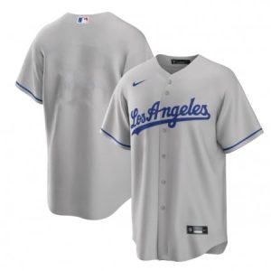 Men's Los Angeles Dodgers #35 Cody Bellinger Grey Cool Base Stitched Jersey P23Q