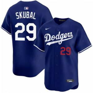 Men's Los Angeles Dodgers #29 Tarik Skubal Royal Alternate Limited Jersey