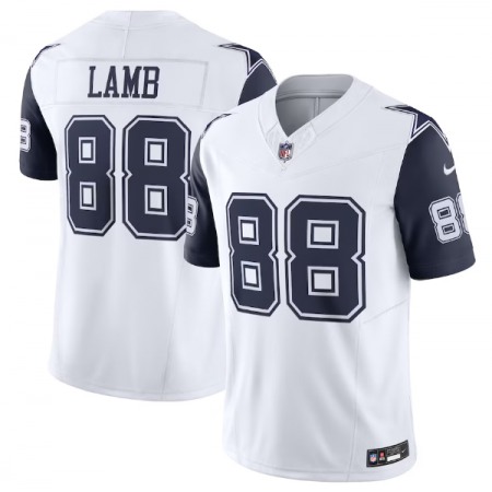 afb9e487876c7aa0dea3835930f533c2.jpeg Men's Dallas Cowboys #88 CeeDee Lamb White 2023 F.U.S.E. Vapor Limited Stitched Football Jersey
