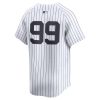 Men's New York Yankees #99 Aaron Judge  White Home Limited Player Jersey