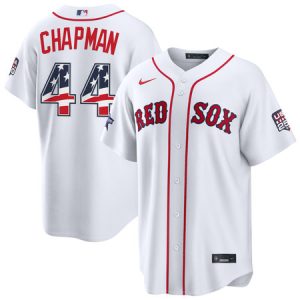 Youth Boston Red Sox #44 Aroldis Chapman Nike White 2026 All-Star Edition Stars & Stripes Stadium Jersey
