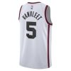 Unisex Houston Rockets #5 Fred VanVleet White 2024/25 City Edition Swingman Player Jersey