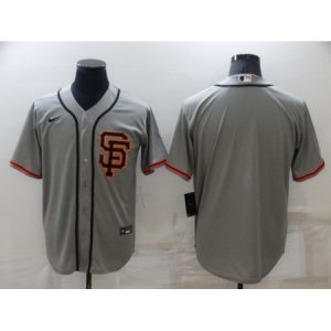 Men's San Francisco Giants Blank Grey Cool Base Stitched Jersey 1VIV