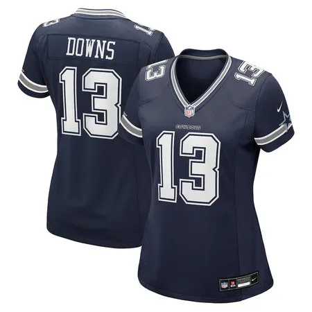 Women's Dallas Cowboys #13 Caleb Downs Nike Navy Game Jersey