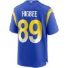 Men's Los Angeles Rams Tyler Higbee Royal Game Player Jersey