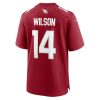 Men's Arizona Cardinals #14 Michael Wilson Cardinal Team Game Jersey