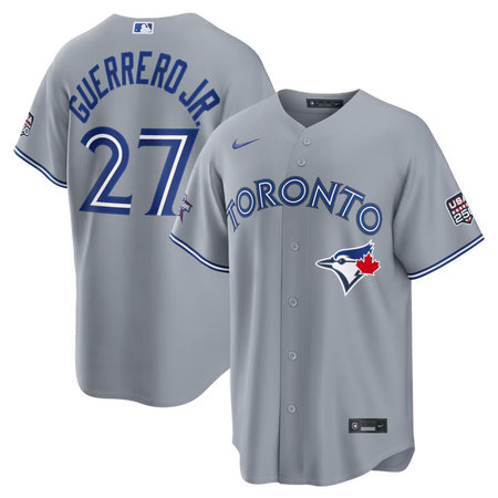 Men's Toronto Blue Jays #27 Vladimir Guerrero Jr. Nike Gray 2026 All-Star Game Replica Jersey