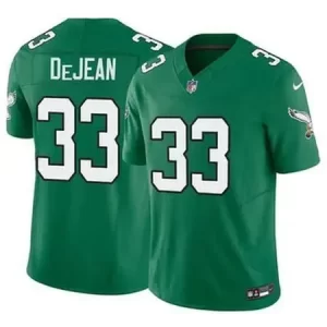 b8c33ff269bdc6d97807b4a039b85f41.webp Men's Philadelphia Eagles #33 Cooper DeJean Green 2024 Draft F.U.S.E Vapor Untouchable Throwback Limited Stitched Football Jersey