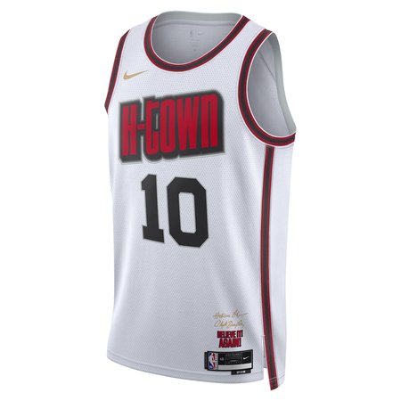 ba40e740c6d8acafcd0e0ce0541dacd0.jpeg Unisex Houston Rockets #10 Jabari Smith Jr. White 2024/25 City Edition Swingman Player Jersey