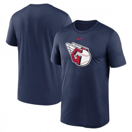 Men's Cleveland Guardians Navy T-Shirt I6YQ