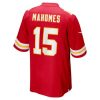 Men's Kansas City Chiefs #15 Patrick Mahomes Red Super Bowl LIX Game Jersey