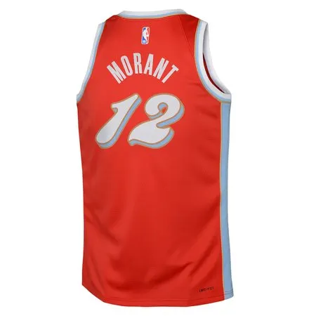 Youth Memphis Grizzlies Ja Morant Red 2024/25 Swingman Player Jersey - City Edition