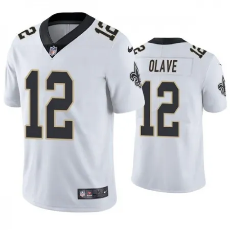 Men's New Orleans Saints #12 Chris Olave White Vapor Limited Stitched Jersey JGWE