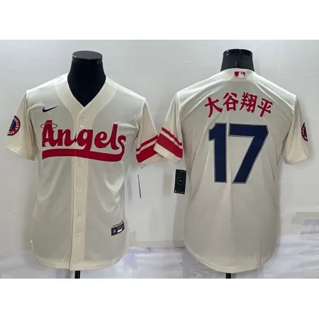 c0309d3792134474146f3c220ed4119b.webp Men's Los Angeles Angels #17 Shohei Ohtani 2022 Cream City Connect Cool Base Stitched Jersey NC6H