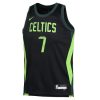 Youth Boston Celtics #7 Jaylen Brown Black 2024/25 Swingman City Edition Player Jersey