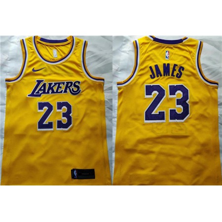 c190e6c75aff8a31f670e6667472a341.jpeg Men's Los Angeles Lakers #23 LeBron James Yellow Stitched Basketball Jersey