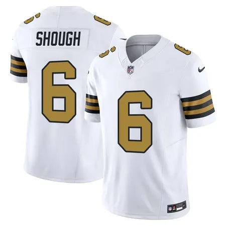 Men's New Orleans Saints #6 Tyler Shough White F.U.S.E Vapor Untouchable Limited Stitched Football Jersey GB04
