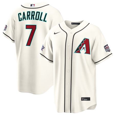 Youth Arizona Diamondbacks #7 Corbin Carroll Nike Cream 2026 All-Star Game Replica Jersey