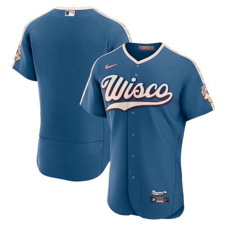 Youth Milwaukee Brewers Nike Mineral Blue 2026 City Connect Authentic Jersey KQTH