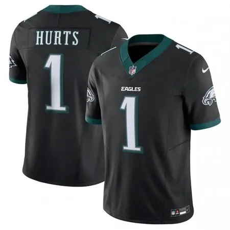 c397510154baf3b0864f616b77f7f46d.webp Men's Philadelphia Eagles #1 Jalen Hurts Black 2023 F.U.S.E. Vapor Untouchable Limited Stitched Football Jersey