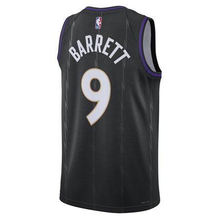 c47090c60f28d1fd698f34c2c5c2b5ba.jpeg Unisex Toronto Raptors RJ Barrett Black 2024/25 Swingman Player Jersey - City Edition
