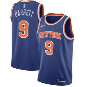 c4780e52e1c2e53e1b61d4ec4e720b1a.jpeg Youth New Yok Knicks #9 R.J. Barrett Blue Icon Edition Stitched Swingman Jersey