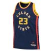 Youth Golden State Warriors #23 Draymond Green Navy 2024/25 Swingman City Edition Player Jersey