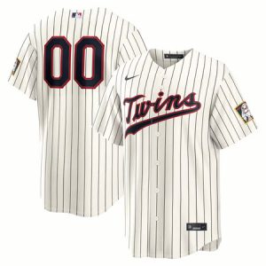 Men's Minnesota Twins Nike Cream 2026 Field of Dreams Stadium Custom Jersey