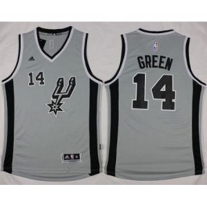 c993981c243e607225efe5db3db79984.jpeg Spurs #14 Danny Green Grey Alternate Stitched NBA Jersey
