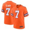 cacd803483275d9813eb7b031fc4fb6b.jpeg Men's Denver Broncos John Elway Orange Mile High Collection 1977 Throwback Retired Player Game Jersey